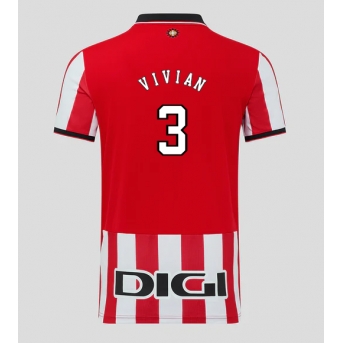 Billige Fotballdrakt Athletic Bilbao Dani Vivian #3 Replika Hjemmedrakt 2025-26 Kortermet
